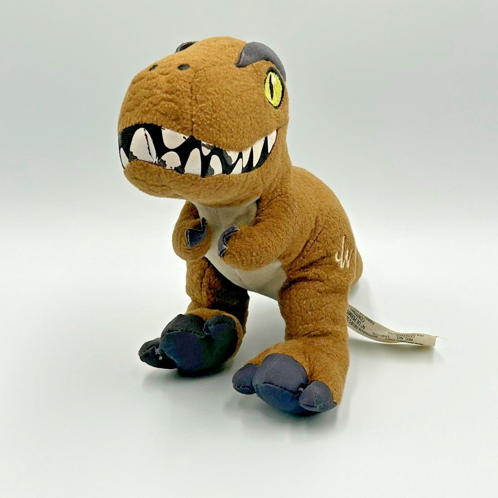 2014 Universal Studios‎ Jurassic World T-Rex Stuffed Animal Plush Dinosaur 7" JW